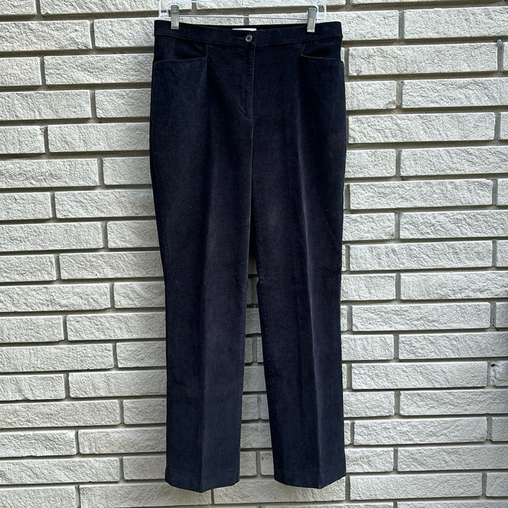 Northern Reflections Essential Corduroy Pants Black 10 Ankle Length